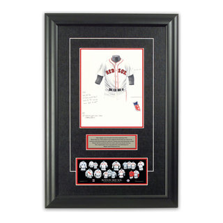 MLB Boston Red Sox 1942 uniform original art – Heritage Sports Art