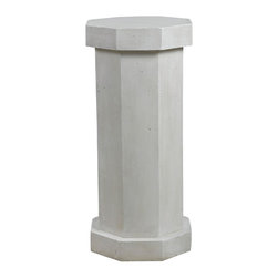 Facet Pedestal Garden Statue - Garden Statues And Yard Art