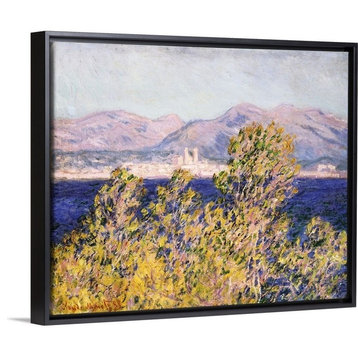 "View of the Cap d'Antibes with the Mistral Blowing, 1888" Floating Frame Can...