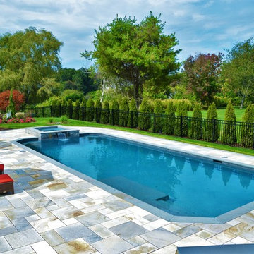 Geometric Pool with Spa 2017