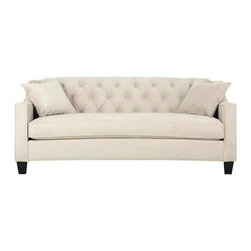 Riemann Pearl Polyester Sofa - Sofas