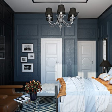 Architectural Rendering: Air Project For Bedroom In New York
