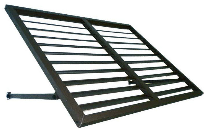 Awntech 4' Bahama Metal Shutter Awning, 24