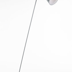 Hentz Floor Lamp | Silver - Floor Lamps