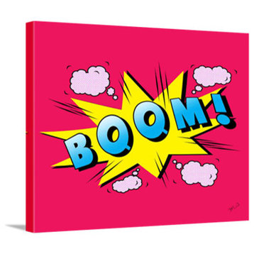 "Boom Iv" By Mark Ashkenazi, Canvas Giclee Wall Art, 36"x36"