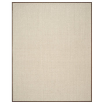 Safavieh Natural Fiber Collection NF441 Rug, Taupe/Light Brown, 8' X 10'