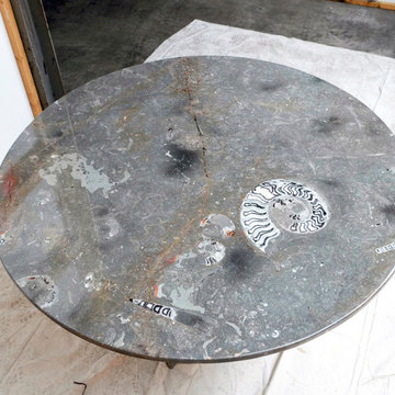 Fossil Marble Table Tops