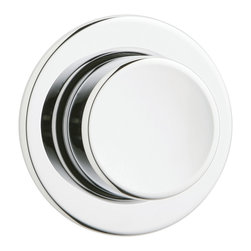 Geberit Polished Chrome Single Flush Pneumatics Flush Plate - Bathroom Fixtures