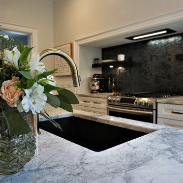 Black and White Village Kitchen