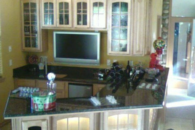 Example of a trendy home design design in Seattle