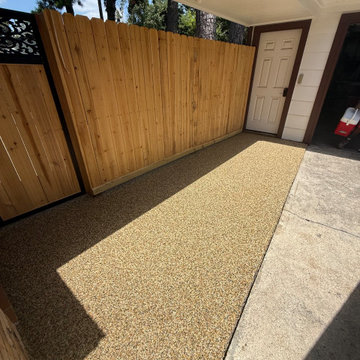 Natural Stone Resin Rock Patio & Outdoor Living Area- Houston, Tx
