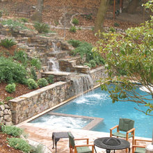 Pool waterfall