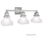 Norwell Lighting - Norwell Lighting 8123-CH-PY Birmingham - Three Light Wall Sconce - The Birmingham reflects a Victorian influence withBirmingham Three Lig Choose Your Option *UL Approved: YES Energy Star Qualified: n/a ADA Certified: n/a  *Number of Lights: Lamp: 3-*Wattage:75w Edison bulb(s) *Bulb Included:No *Bulb Type:Edison *Finish Type:Brush Nickel