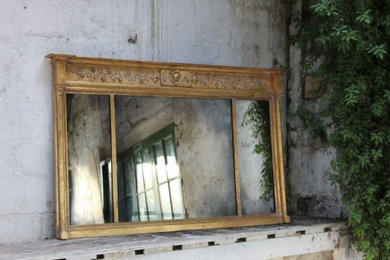 Bespoke Regency Rosebud Overmantel Mirror