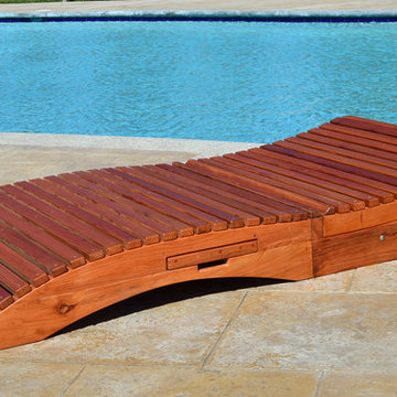 Penny Wooden Sun Lounger
