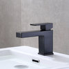Luxier BSH05-S Single-Handle Bathroom Faucet with Drain, Oil Rubbed Bronze