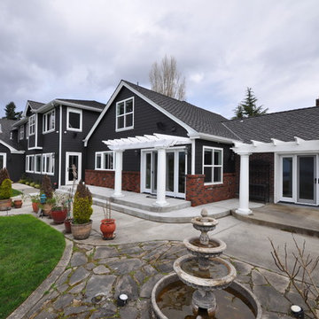Whole house remodel with addition