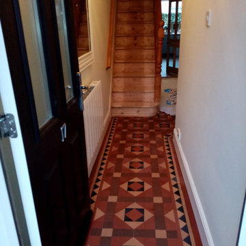 Restoring a Victorian Tiled Hallway in Nailsworth