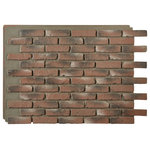 Barron Designs - Old Chicago Brick Faux Brick Wall Panel, Old Chicago Brick Panel, Antique Brick - Home improvement using reclaimed brick wall panels has become more popular over the years but the costs are often high and the project is time consuming. Old Chicago brick veneer panels mimic the look of antique weathered bricks reclaimed from the “Windy City”.