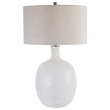 Uttermost Whiteout Mottled Glass Table Lamp 28469-1