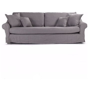 Albine Sofa, Gray Linen