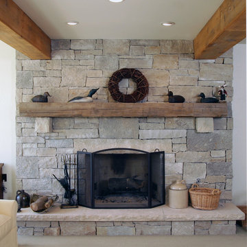 Fireplaces using Buechel Stone