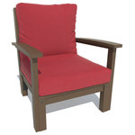 Highwood USA - Bespoke Chair, Firecracker Red/Weathered Acorn - Welcome to highwood.  Welcome to relaxation.