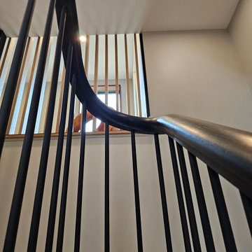 Project #115 | Staircase with Continuous Rail System Without Newels