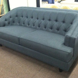 Round Tufted Sofa - Sofas