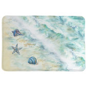 Better Trends Ocean 100% Cotton 24 inch x 36 inch Crab Mosaic Bath Rug