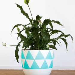 Pop & Scott Aqua Triangle Pot | Pop & Scott - Indoor Pots And Planters
