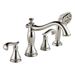 Delta Cassidy Roman Tub w/ Hand Shower Trim - Tub And Shower Faucet Sets
