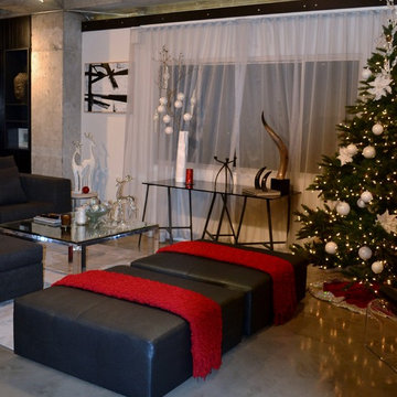 Christmas decorating modern style