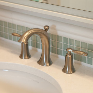 White Shaker Style Bathroom Renovation Project Denver Colorado