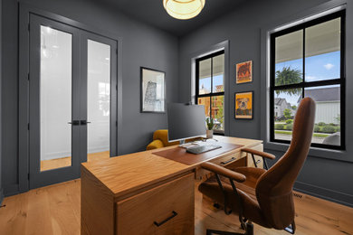 Example of a home office design in Other