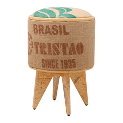 Pomada - Brasil Tristao Stool Ottoman - Footstools And Ottomans
