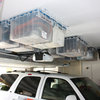 Garage Storage Ceiling Mounted Rack System, White