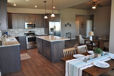 Example of a trendy kitchen design in Other