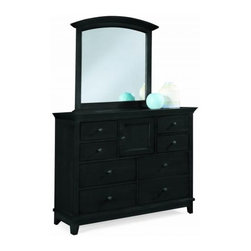American Drew 181-220B Dressing Chest- Black Sterling Pointe - Dressers