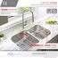 32"L x 20.75"W Stainless Steel Double Basin Dual Mount Kitchen Sink