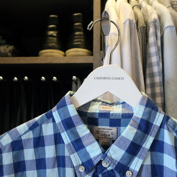 Men's Minneapolis Reach-In Closet Before and After