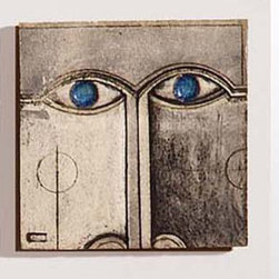 Ceramic Face Sculptures - Wall Sculptures
