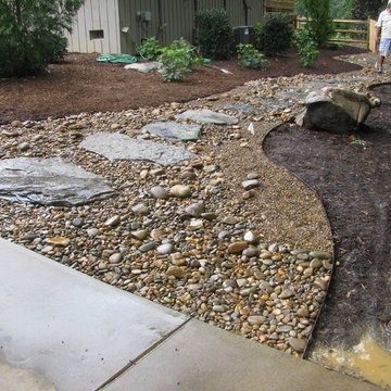 Dry River Bed and Walkway