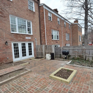 Randolph - multi level brick patio