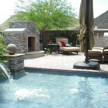 viewpoint of garden with necessities