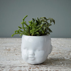 Dolls Head Planter - Vases