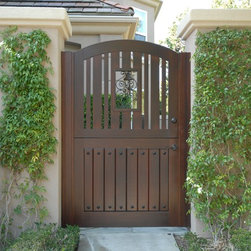 Designer Wood Gates - Home Fencing And Gates