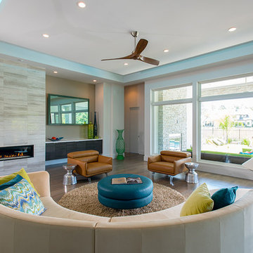 A Boldly Colorful Home