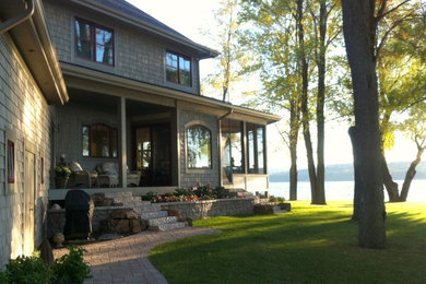Inspiration for a timeless exterior home remodel in New York