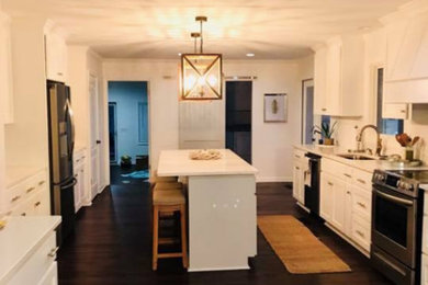 Example of a transitional kitchen design in Other